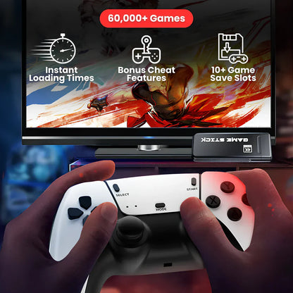 RETROPRO™ CONSOLE (60,000+ LICENSED GAMES + 2 FREE CONTROLLERS)