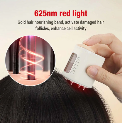 Red Light Therapy Electric Scalp Massager And Hair Oil Applicator